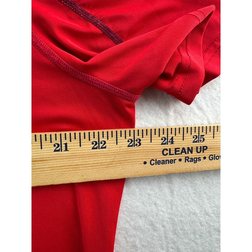 Nike Pro Dri Fit Fitted T Shirt Red Mens XL Short Sleeve Athletic‎ Gym - Picture 8 of 16